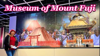 Visiting Fujisan Museum and Eating Japanese Food mountfuji museum tempura [upl. by Adnalu]