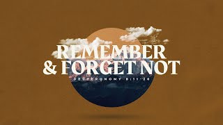 Remember amp Forget Not [upl. by Deering]