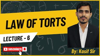 Law of Torts Lecture 6  11112024 [upl. by Akeyla]