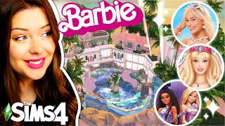 A World in The Sims 4 But Each Home is a BARBIE MOVIE  Sims 4 Build Challenge [upl. by Correy]