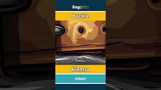 🇬🇧🇵🇱 buckle  klamra  vocabulary builder  learn English  Uczmy się angielskiego [upl. by Nilerual]