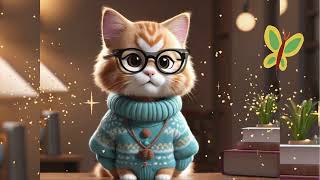 Cats wearing glassesaesthetic cat dpcat cutecat catvideos catshorts [upl. by Notlem440]