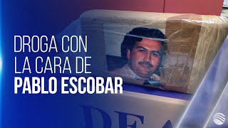 Encuentran droga marcada con la cara de Pablo Escobar transportada en un bus [upl. by Htezzil178]