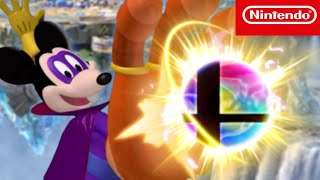 Mortimer Mouse Super smash bros reveal trailer [upl. by Yelac826]