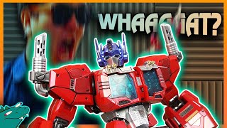 This Transformers OPTIMUS PRIME cant transform  Banana Force Orion Predator Review [upl. by Nalad]