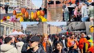 the Kings day amsterdam 2023 🇾🇪🎉🥰😍💐🌺🌷🌸🌹🍁 [upl. by Merdith]