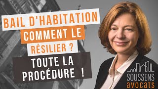 Comment mettre fin au bail dhabitation  La procédure de A à Z   SOUSSENS Avocats [upl. by Hadwin56]