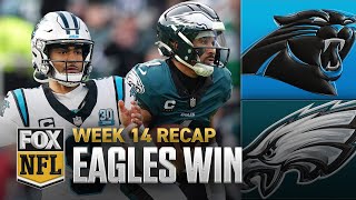 Mark Sanchez Adam Amin and Dave Helman break down Eagles narrow win over Panthers  NFL on FOX [upl. by Pallas301]