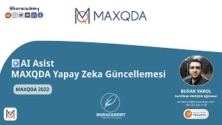 MAXQDA Yapay Zeka Güncellemesi 228 [upl. by Hofmann829]