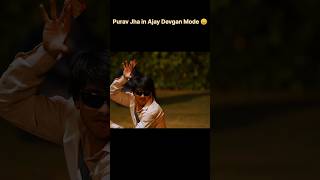 Purav Jha in Ajay Devgan Mode 😀 puravjha ajaydevgan bollywood biggboss viralvideo trending [upl. by Kuhlman]