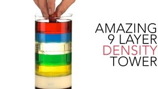 Amazing 9 Layer Density Tower  Sick Science 012 [upl. by Anir248]