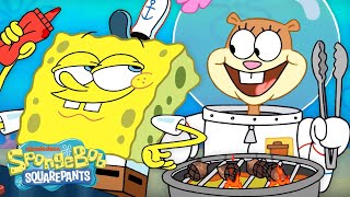 SpongeBobs Summer BBQ Cookout 🍔  30 Minute Compilation  ​ SpongeBobOfficial [upl. by Berwick]