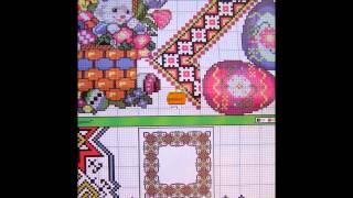 Easter cross stitch patterns [upl. by Yllas959]