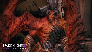 Samael  Darksiders II DE  Boss fight Deathinitive difficulty [upl. by Iturk]