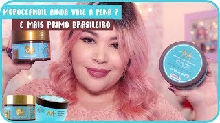 💎MOROCCANOIL HYDRATION ainda vale a pena E MAIS PRIMO BRASILEIRO Produtos Gringos 💎 [upl. by Oirelav]