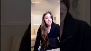 hailee steinfeld singing starving on tiktok [upl. by Orten143]