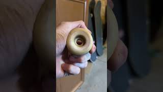 How to Remove Skateboard Wheel Graphics skateboarding howto [upl. by Wrench]