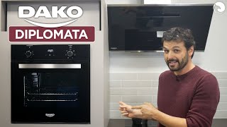 Apresentação da Linha Diplomata DAKO Coifa Cooktop e Forno de Embutir  Harpyja [upl. by Odrarej]