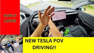 New Tesla Model 3 POV Driving [upl. by Nwatna]