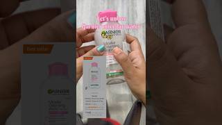 Unboxing garnier micellar water [upl. by Tracey]