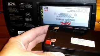 UPS Battery Replacement amp How to replace APC UPS Battery [upl. by Torrin963]