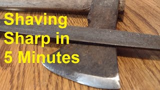 How to Properly Sharpen an Axe [upl. by Barden]