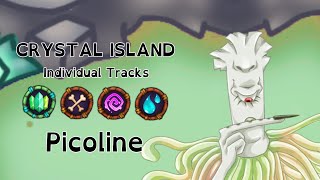 PICOLINE  Crystal Island Individual Tracks Fanmade [upl. by Elamaj]