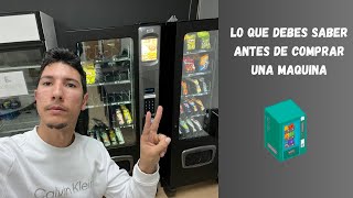 Estas son las 5 cosas mas importantes antes de comprar tu primera Maquina expendedora [upl. by Tessi457]