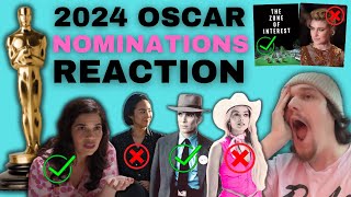 2024 Oscar Nominations REACTION [upl. by Luapnhoj]