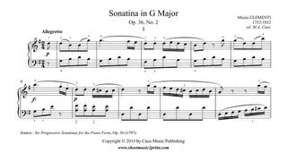 Clementi  Sonatina Op 36 No 2 13 [upl. by Akenit954]