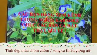 Tình đẹp mùa chôm chôm  song ca thiếu giọng nữ [upl. by Deppy]