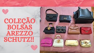 COLEÇÃO DE BOLSAS  AREZZO E SCHUTZ [upl. by Ahsenwahs]