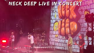 Neck Deep Live in Concert I 02 Arena I Prague Czech Republic I 2024 [upl. by Aihsila822]