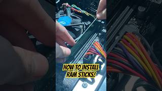 How To Install RAM Sticks pcguide pcbuild pc [upl. by Medrek]