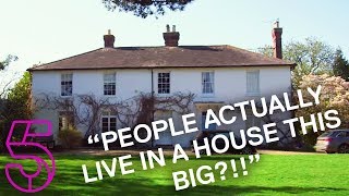 quotPeople Actually Live in a House This Bigquot  Rich House Poor House  Channel 5 [upl. by Anircam289]