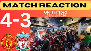 MANCHESTER UNITED 43 LIVERPOOL  MAC ALLISTER SALAH amp ELLIOTT SCORE  MATCH REACTION  FA CUP [upl. by Ekal469]