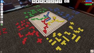 Blokus in VS mode at Table Top Simulator Online in 3P Mode as 69 Special 24 nn [upl. by Yunfei221]