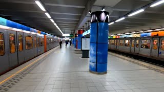 Brussels Metro  HeyselHeizel Station  051022  Belgium [upl. by Atoked684]