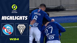 RC STRASBOURG ALSACE  ANGERS SCO 2  1  Highlights  RCSA  SCO  20222023 [upl. by Rillis162]