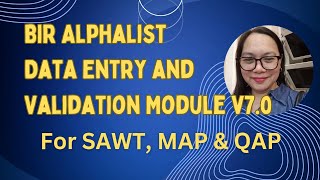 HOW TO DOWNLOAD AND INSTALL BIR ALPHALIST DATA ENTRY AND VALIDATION MODULE V70 [upl. by Bailar]