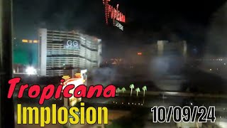 Tropicana Las Vegas Implosion 1092024 [upl. by Ivar]