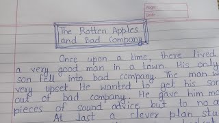 Rotton Apples and Bad Company Story in English  English Story writing  extensioncom [upl. by Chane96]