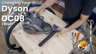 How To Change The Hose On Your Dyson DC08  Dyson Hose Replacement [upl. by Seth161]