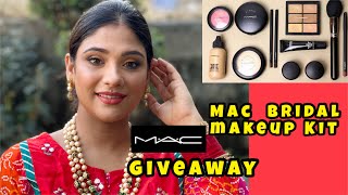 MAC Cosmetics Bridal Makeup Kit  MAC giveaway ❤️ [upl. by Ativet]