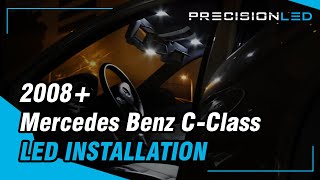 Mercedes Benz CClass LED Install  W204 2008 [upl. by Karoly]