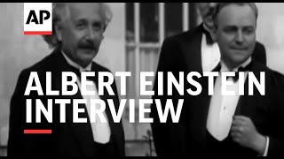 ALBERT EINSTEIN INTERVIEW  SOUND [upl. by Kunkle]