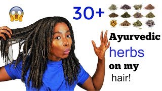 30  Ayurveda Herbs Treatment For Stronger Healthy Hair Growth  Natural Hair Length Retention [upl. by Yttak]