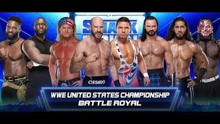 Full Match Cesaro Vs Jeff Hardy Vs Drew Vs Dolph Ziggler Battle Royal United States Championship [upl. by Acceber]