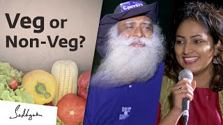 Is Eating NonVegetarian Food Ethically Wrong – Hariprriya Asks Sadhguru [upl. by Meerak]