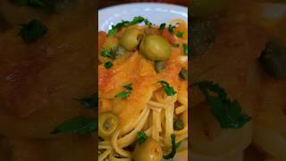 Pasta a la puttanesca 🔥🍳 Almuerzo facil 🍳🔥 receta [upl. by Hedvige]